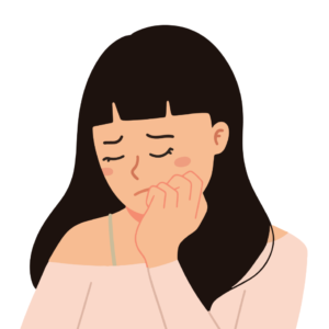 悩みに頭を抱える女性 | ヘルシーライフデザイン協会【株式会社dreamin】